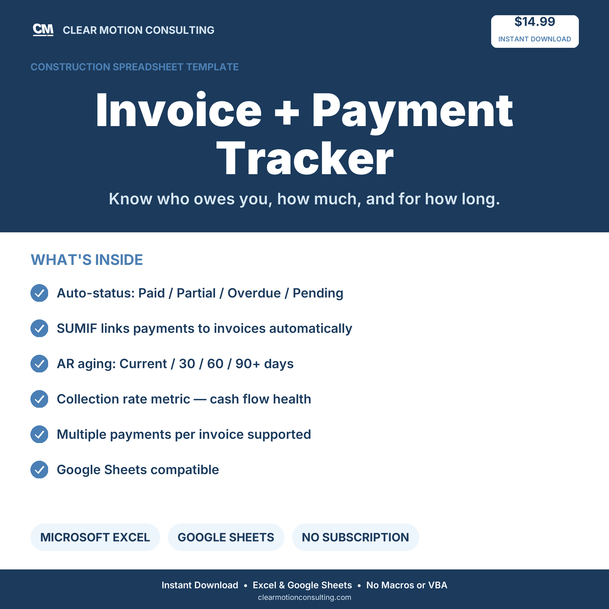 Invoice + Payment Tracker